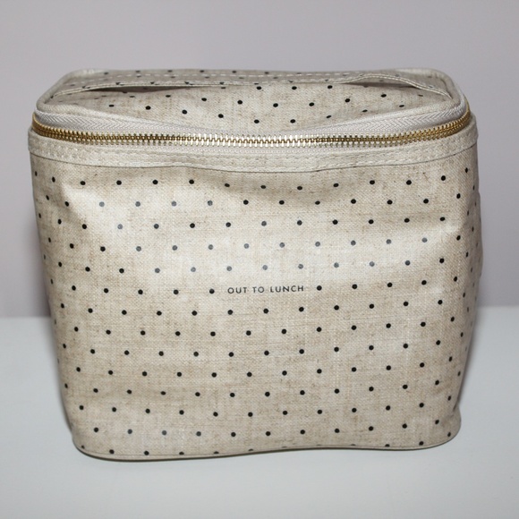 kate spade Accessories - Kate Spade Out to Lunch Polka Dot Lunch Box Insulated Bag